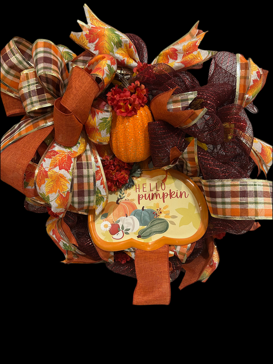 Pumpkin spice Wreath
