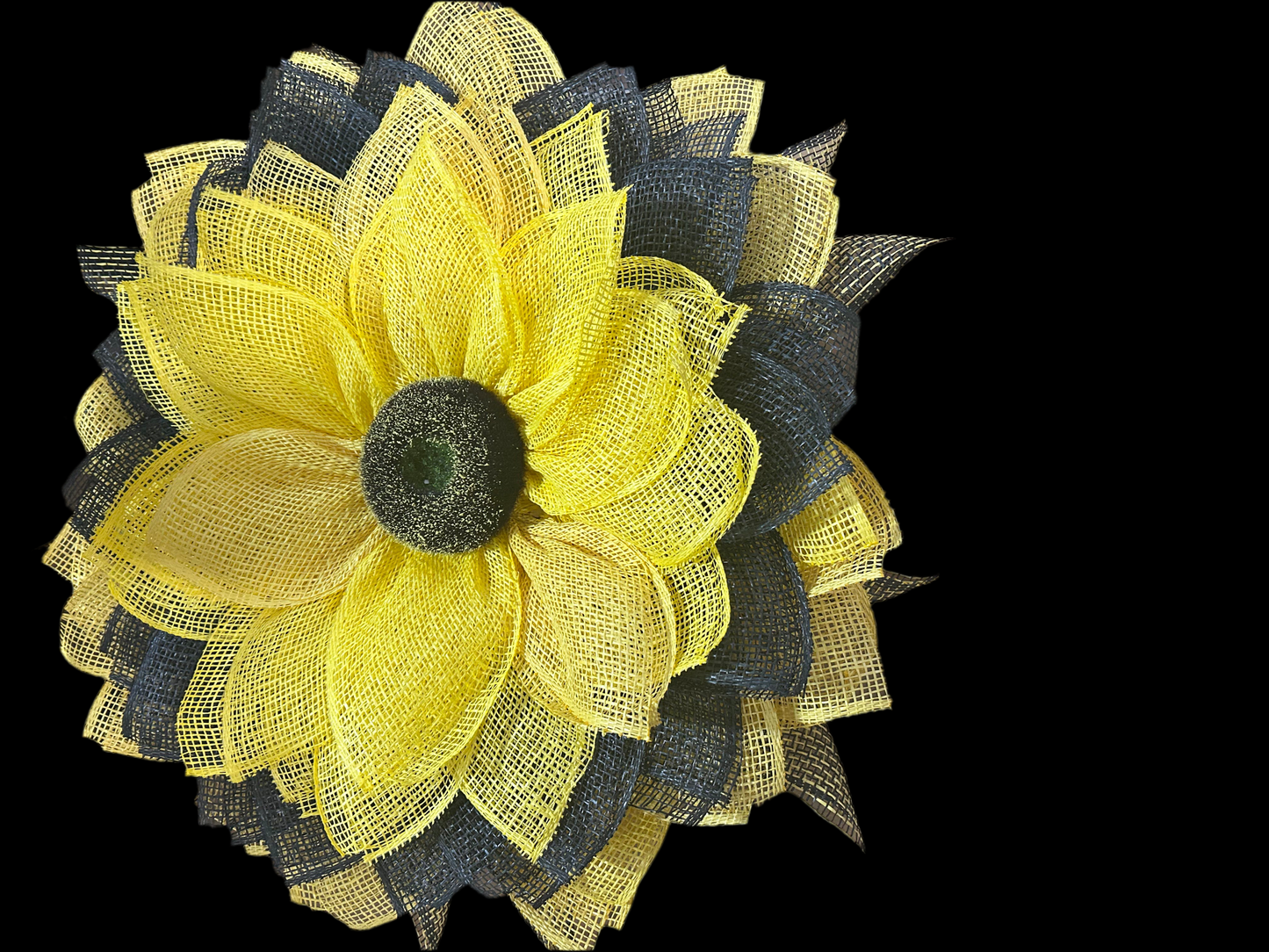 Black/Yellow Sunflower