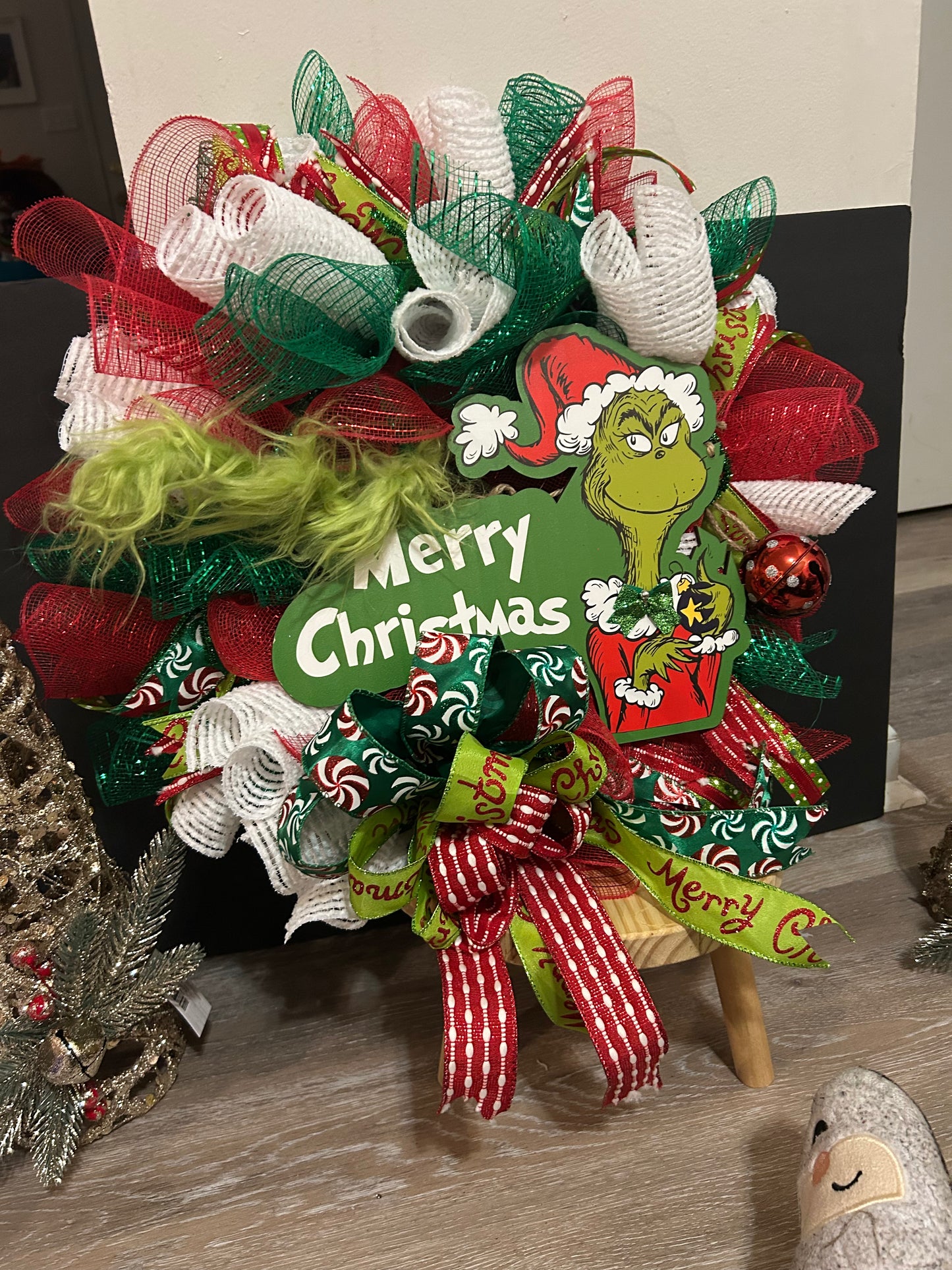 Grinch Wreath-Medium
