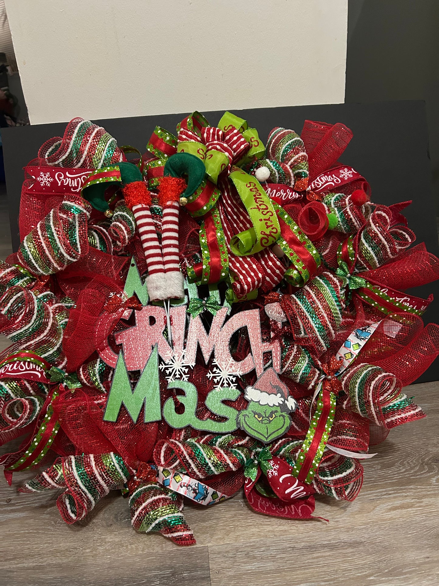 Grinch Wreath-Large