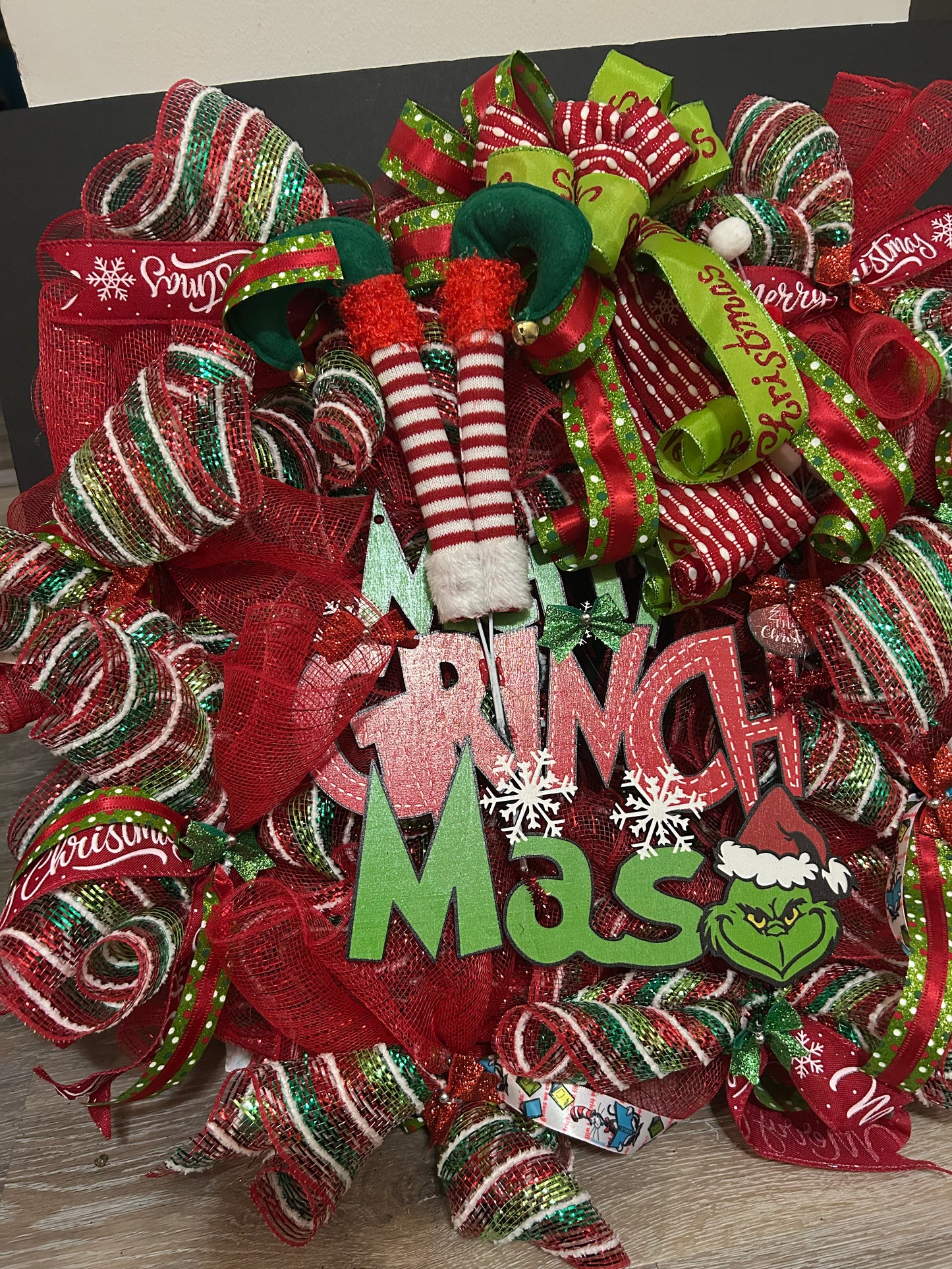 Grinch Wreath-Large