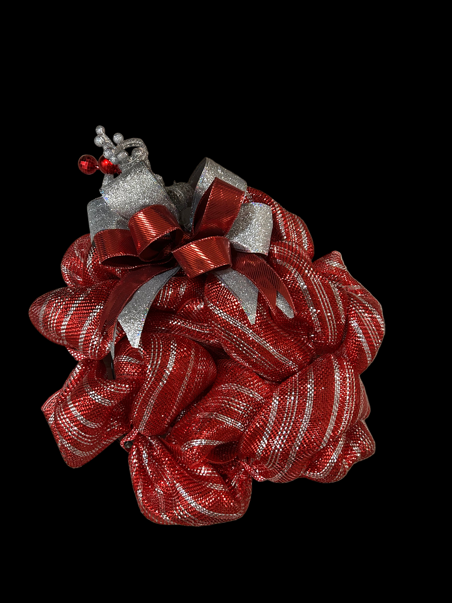 Red& SilverXmas Wreath