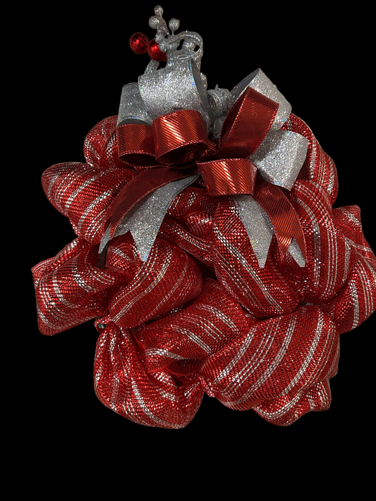 Red& SilverXmas Wreath